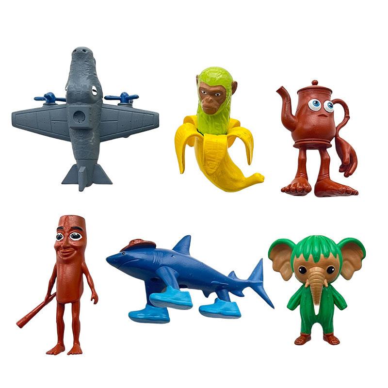 New Tung Tung Sahur Italian Brainrot Wooden Stick Creative Toys Desktop Decoration Collection Ornaments Funny Doll Toy Gift