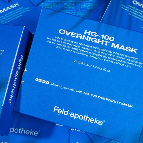 Feld Apotheke Hg100 Overnight Mask 1box  20 Sheets 