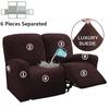 1 2 3 Seater Water Repellent Recliner Sofa Cover Elastic Spandex Relax  Chair Cover for Living Room Armchair Sofa Covers