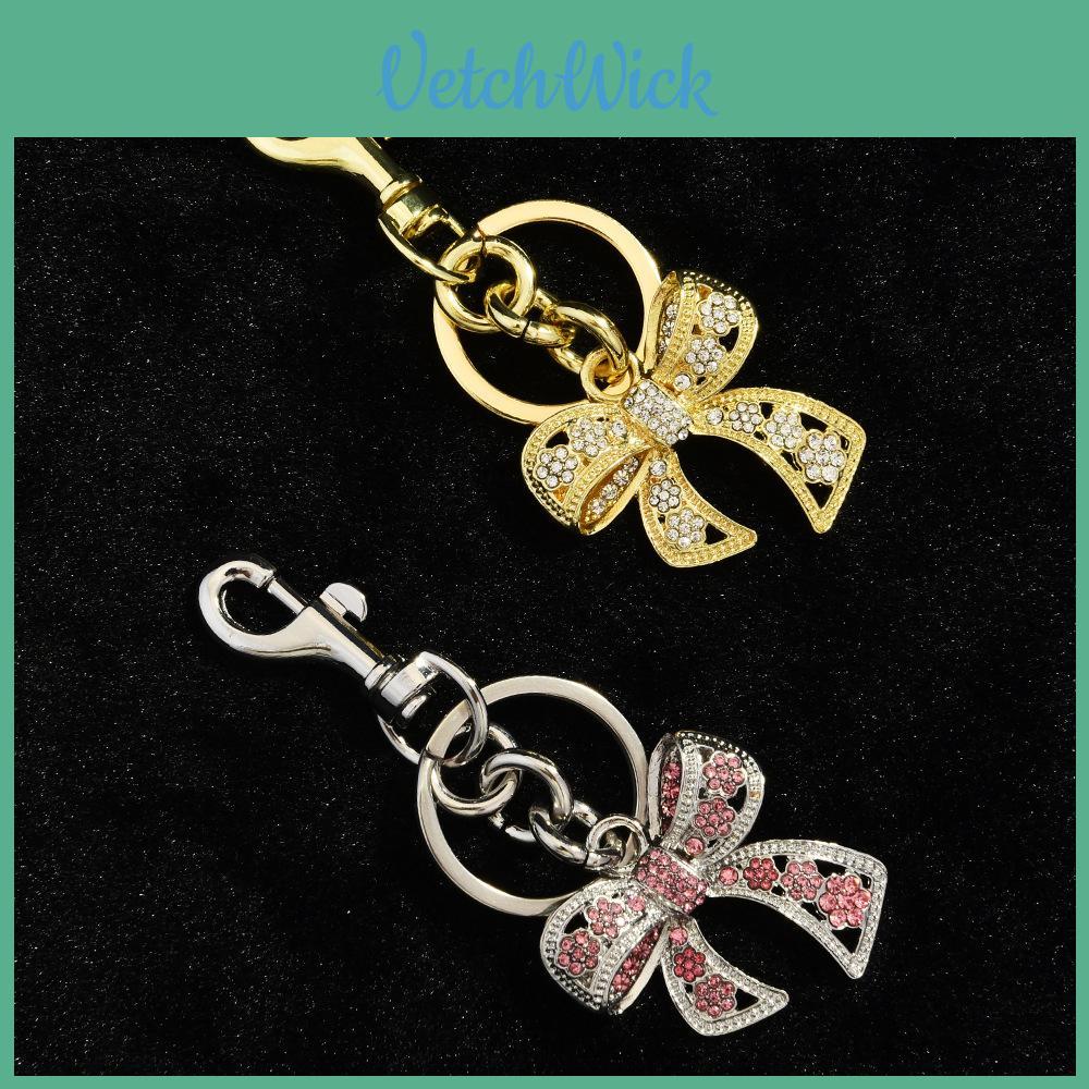 Style Silver Butterfly Pendant Bag Charm With Colorful Zircon And Charm Keychain For Summer Accessories