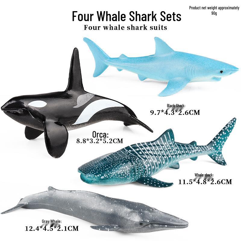 Children s Marine Animal Cognitive Model Toy Set - Starfish, Lobster, Walrus, Fish Tank Ornaments