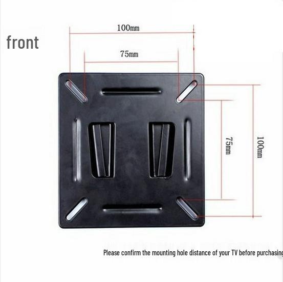 C11 LCD-Monitorständer, Schlüsselloch-Wandhalterung für 14-24 Zoll Monitore, 10cm kompatibel