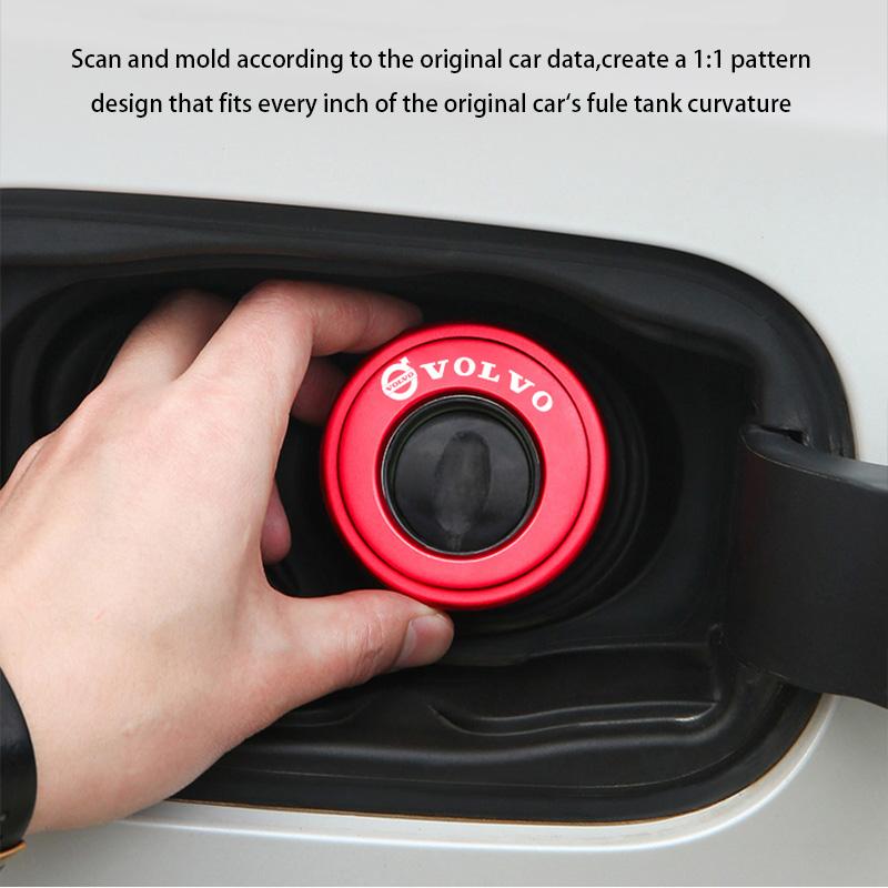Volvo Fuel Tank Cap Fuel Warning Metal Stickers Accessories For Volvo XC90 V90 V60 XC60 V40 S80 S60 S90 C40 XC40 V70 XC70 C30