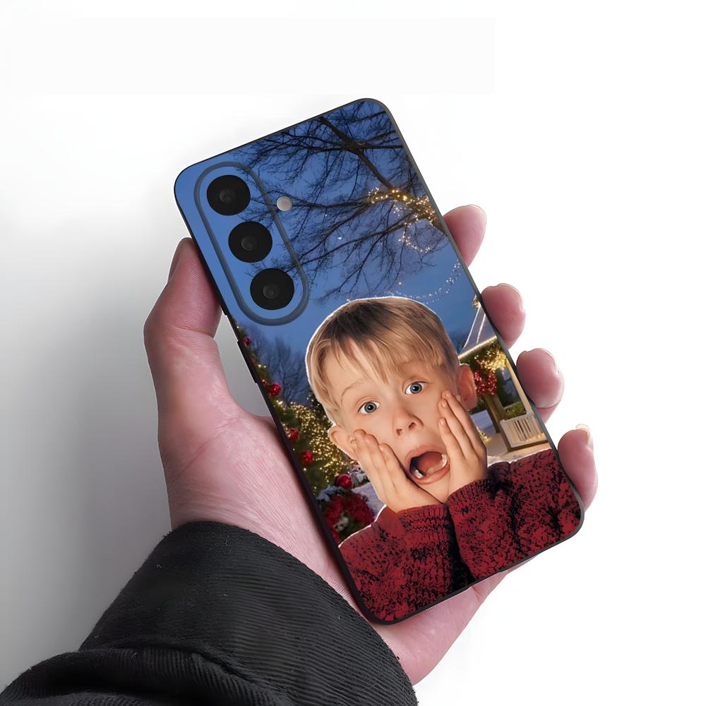 Home Alone Christmas Phone Case For Samsung A25 A13 A33 5G A54 A36 A35 A56 A52 A14 Shockproof Soft Cover