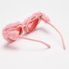 Trendy Cat Eye Sunglasses Women Men Soft Fur Velvet Kardashan UV400 Shades Punk Handmade Eyewear For Party