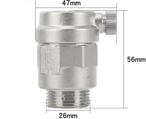 DN15/20/25 1/2" 3/4" 1" BSP Male 304 Stainless Automatic Air Vent Safety Release Pressure Relief Valve Pipeline Water Heating