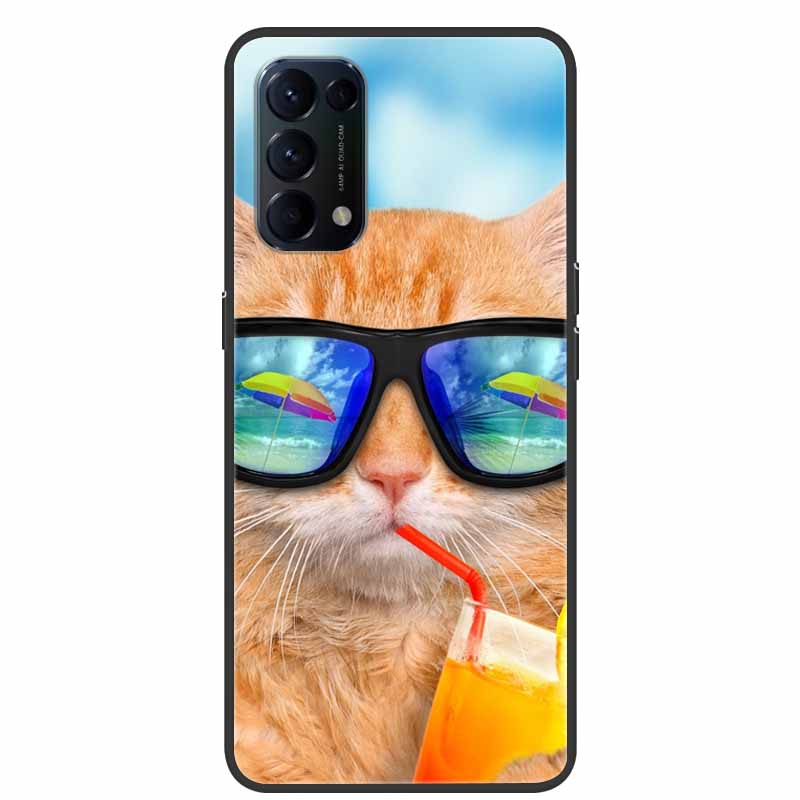 Funda Für OPPO A74 Telefon Fall Abdeckung Schwarz Silikon Weiche Rückseitige Abdeckung Fall Für OPPO A74 F19 A54 Fall Coque für OPPO A74 EINE 74 Fall