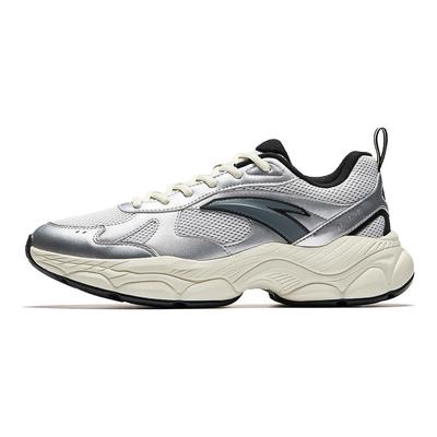 Chenge Fashion Trend Durable Lightweight Low-Top Casual Shoes Men Sneaker Silver Black Gray 912548802-3