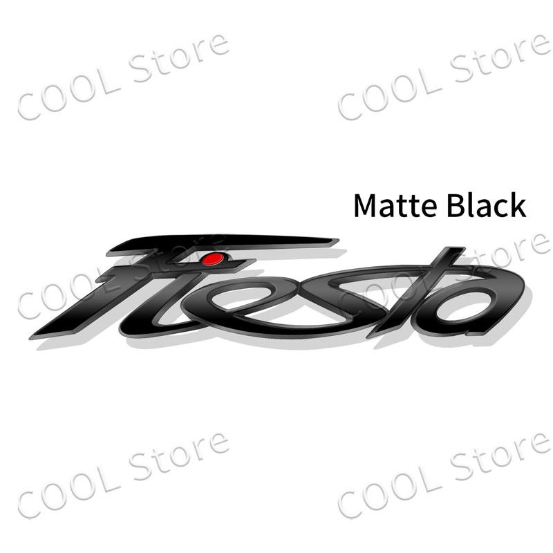 Logo de Metal Cromado 3D Fiesta Letra Carro Styling Para-lama Lateral Porta-malas Traseiro Adesivo Decalque Emblema Para Fiesta Emblema MK3 MK4 MK5 Acessório
