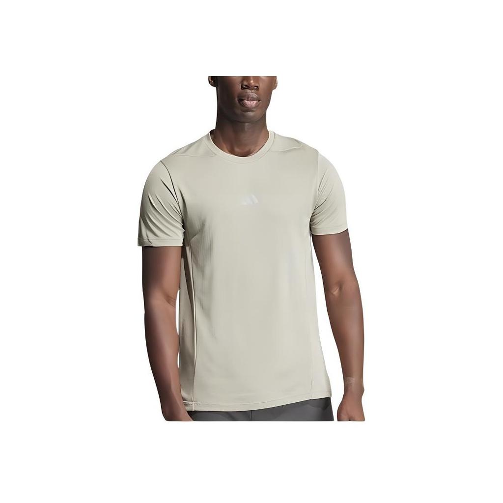 Adidas Casual Sports Short Sleeve T-Shirt Men Tops Gray IS3738