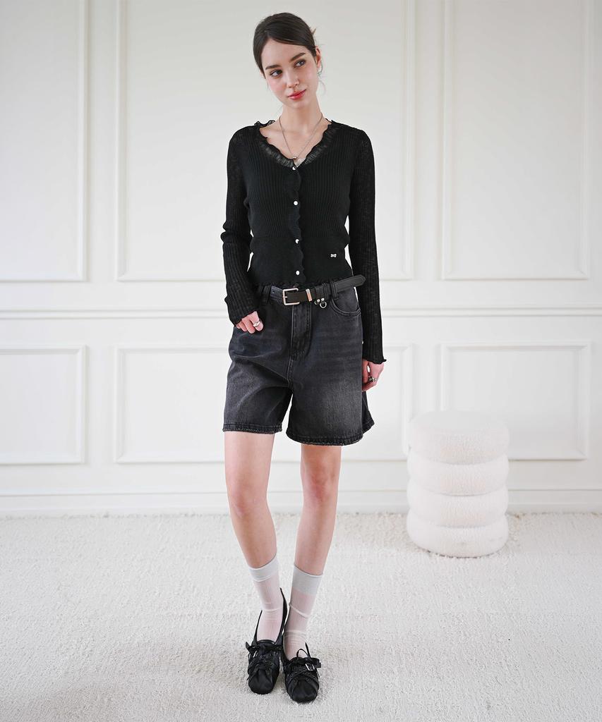 Koolkitten Noir Wave Slim Cardigan 4 Colors