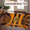Custom Rug Hull FC Pattern Print Name Text Soft Non‑Slip Floor Carpet for Home Indoor Decoration