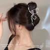 High-End Metal Butterfly Hair Clip for Women - Large, Elegant 2024 Style Shark Clip