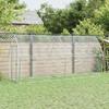 VidaXL Chicken Cage Silver 400x105x182 Cm Galvanized Steel, Chicken Coop, Chicken Run, Chicken Coop with Run, Shed 172556