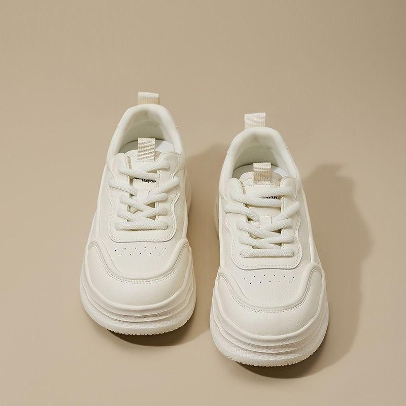 

Маленькие белые туфли лето женские 2025 новые летние дышащие на плоской подошве повседневные универсальные тонкие в иностранном стиле студенческие женские туфли 40 бежевый