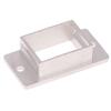 RJ45 1-Port Metallschraube Metall-Panelmontage Keystone-Adapterhalter Langes leeres Montageblech Rahmen Modul