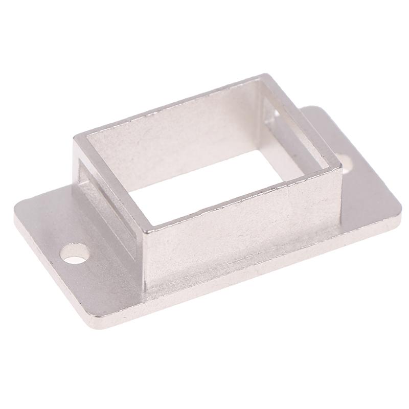 RJ45 1-Port Metallschraube Metall-Panelmontage Keystone-Adapterhalter Langes leeres Montageblech Rahmen Modul