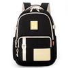 Schoolbag schoolbag girls junior high school high school students large capacity 1011 new backpack Japanese solid color soft girl backpack