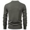 Callaway 2025 Autumn and Winter Embroidery New Men's Sweater Long Sleeved Knitted Sweater Half Zipper Business Casual Thin Sweater Men