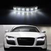 2PCS Waterproof DRL 6Chips Car Auto Decorative Flexible Daytime Running Light Driving Led Strip Headlight Fog Backup Trunk Led