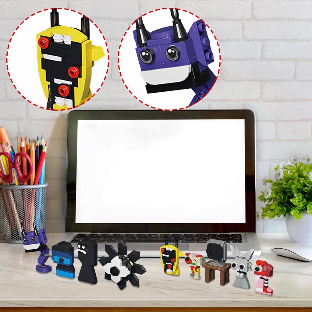 Scene Small Particles Puzzle Toy Block Set