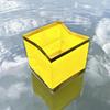 Multicolor Waterproof Floating Paper Lanterns With Gold Trim Sturdy Material For Weddings Parties Wishing Ceremonies