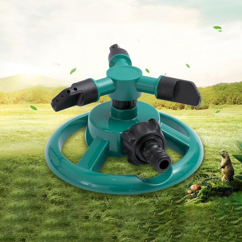 Heavy Type Plastics Garden Sprinkler Quick Install Lawn Sprinkler 360 Degree Sprays For Uniform Lawn Irrigation