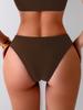 Women’s Mid-Waist Bikini Briefs - European & American Style
