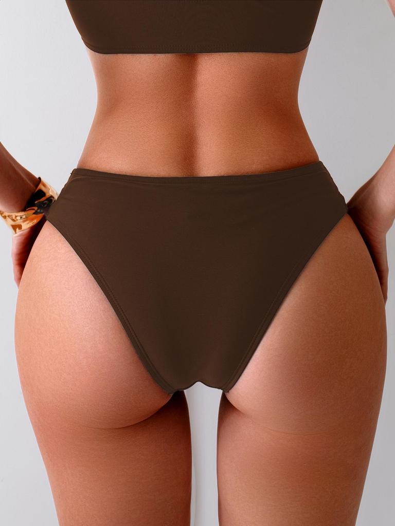 Women’s Mid-Waist Bikini Briefs - European & American Style