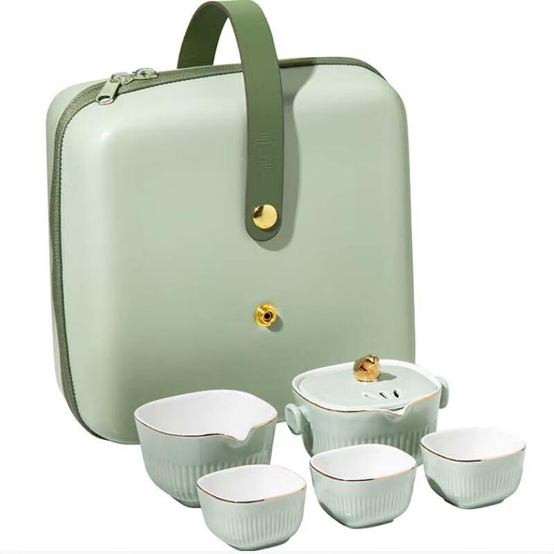 Weidu Leisurely Bird Ceramic Travel Tea Set