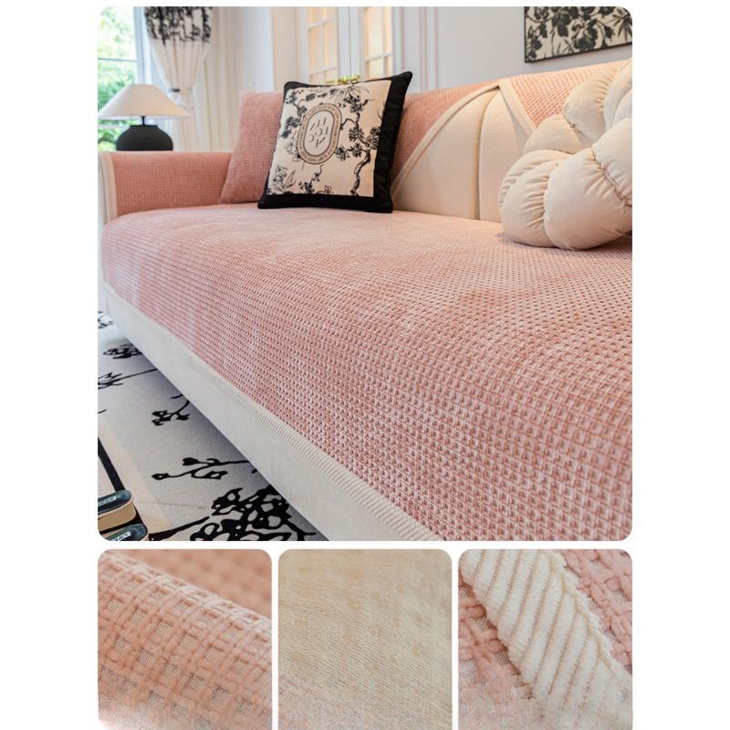 

Светильник для диванной подушки из синели, роскошный высококачественный универсальный чехол для дивана на четыре сезона, популярный чехол для спинки, полотенце 70*70cm