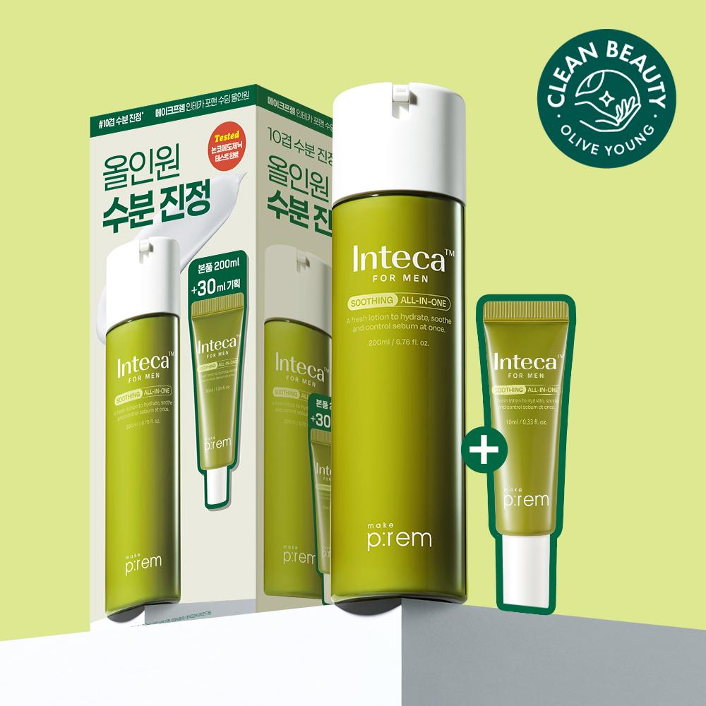Makeprem [coolIng SoothIng] Makeprem Inteca For Men SoothIng All In One 200ml [Single item] Inteca All In One 200ml