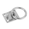 3.5*3cm High Quality Stainless Steel Universal With Ring Marine Eye Plate Stable Rust Protection Boat Cabin Accessories