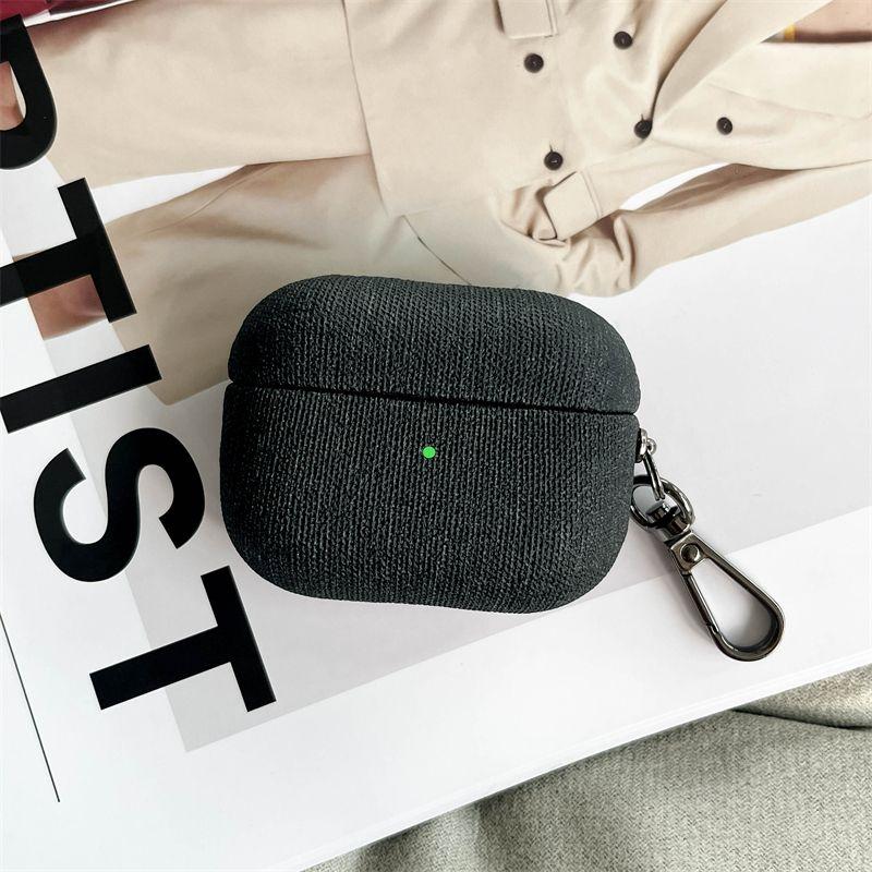 

Airpods4 Bluetooth Наушники Чехол 1/2 Поколение Однотонный Оригинальный Пятое Поколение Ударопрочный Жесткий Чехол Третье Поколение Миноритарный Простой Женский Pro Airpods Pro Fine cloth Black