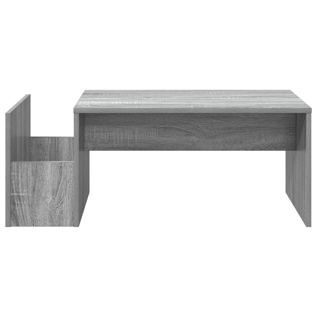 Coffee Table Grey Sonoma 90 x 45 x 35 cm Engineered Wood