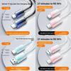Universal 100w Fast Charging Braided Typec Cable For Huawei Xiaomi Apple Devices