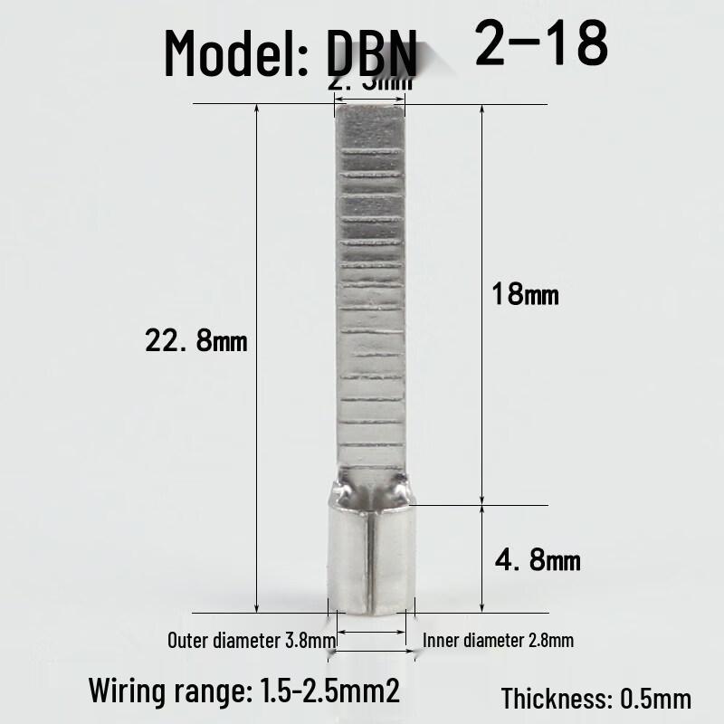 

Jundingying DBN Uninsulated Spade Terminal