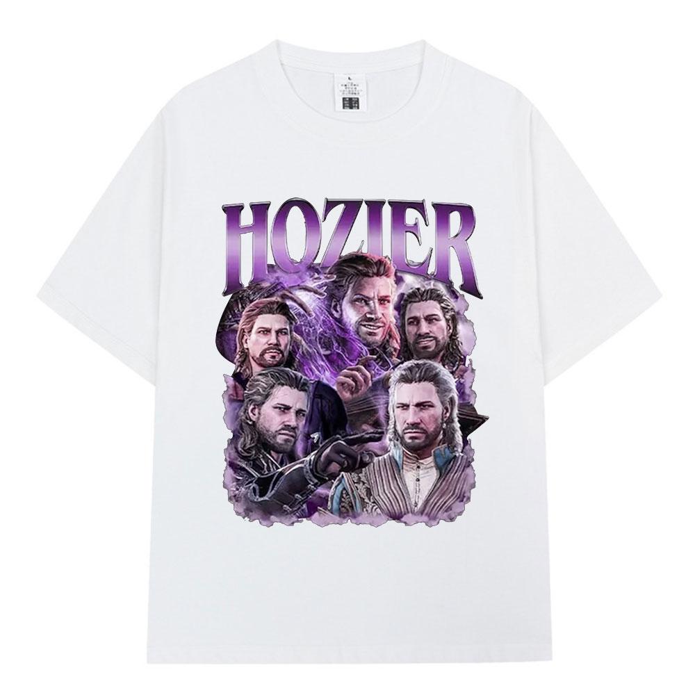 Hozier Funny Meme Gale Baldurs Gate 3 Graphic T Shirt Men Hip Hop Harajuku Short Sleeve T-shirt Cotton Casual Oversized T-shirts