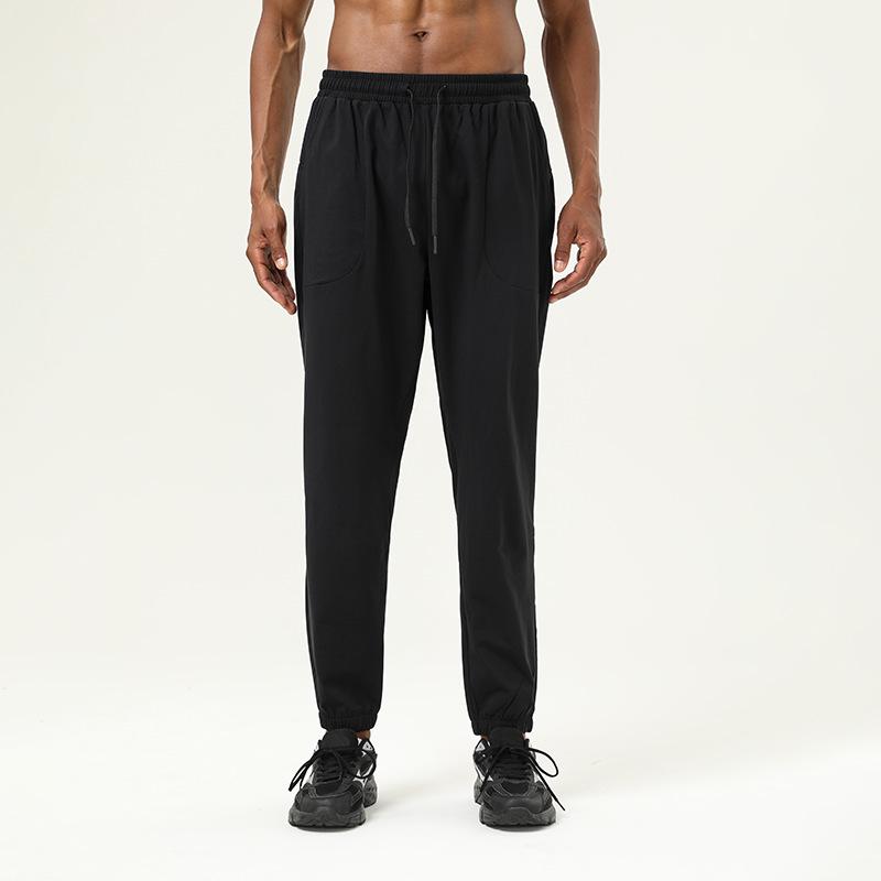 Men's Quick-Dry Marathon Training Pants - Breathable, Cuffed, Ideal for Spring & Autumn