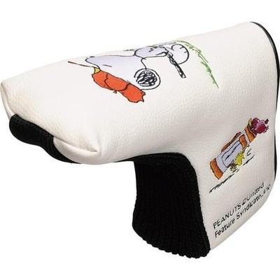 Чехол для головки клюшки для гольфа Snoopy LITE Peanuts H-305 Белый Лезвие L-образный Япония
