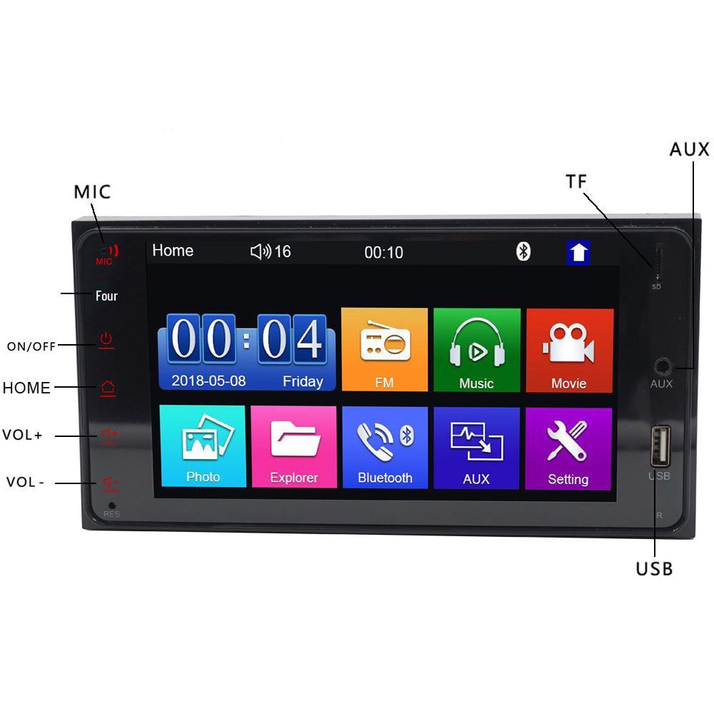 Compatible 7-inch Bluetooth MP5 Player for Toyota Corolla with Phone Connectivity and Navigation