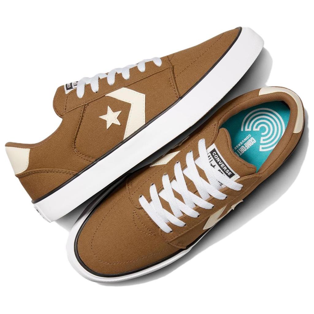 Converse Cons Belmont Comfortable Versatile Low Top Canvas Shoes Women sneakers Brown A06633C