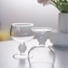 Mint Green Tall Glass Simple Round Red Wine Champagne Cup Creative French Vintage Cold Drink Juice Cup