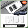 Car Window Control Panel Protective Patch Accessories For Tesla Model Y Juniper/Launch 2025 Window Switch Button Silicone Patch