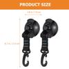 2Pcs Multi Surface Suction Cup Hooks for Glass Mirror Tiles Stainless Steel Plastic Polished Walls Bathroom Shower Kitchen Use
