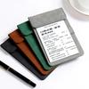 A6 Restaurant Menu Clipboard PU Leather Writing Pad Mini Paper Tablet Conference Folder Bill Clip for Restaurants Meetings Daily Use Small Events