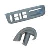 Window Opening Button Frame Set - Left Front for VW Passat, Golf, Jetta - Grey