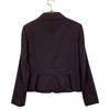 Escada Purple Wool Peach Lapel Single Jacket Jacket 40 BrownUsed