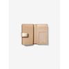 Michael Kors Jet Set Travel Billfold Zip Compact Wallet Medium   Mk Signature 35f4gtvf6m705 Pale Gold