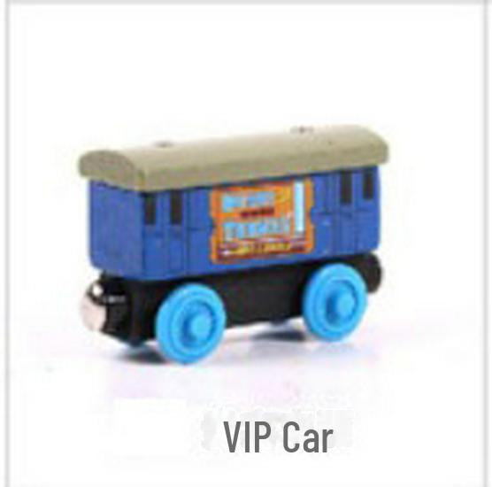 Children's Wooden Toy Train Head Cake Decoration - YB02